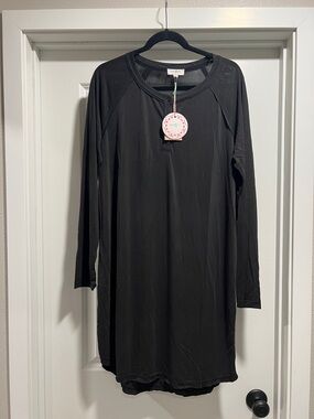Umgee Black Long Sleeve Tunic